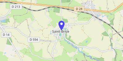 Carte OpenStreetMap — 11 rue de l'Église, Saint-Brice