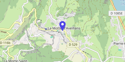 Carte OpenStreetMap — 1 place Albert-Rivet, La Motte-d'Aveillans