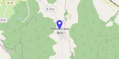 Carte OpenStreetMap — 7 Grande rue, Romain-aux-Bois