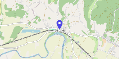 Carte OpenStreetMap — 3 place du 19-Mars-1962, Serviès