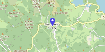 Carte OpenStreetMap — 378 Route d'Eymoutiers, Beaumont-du-Lac