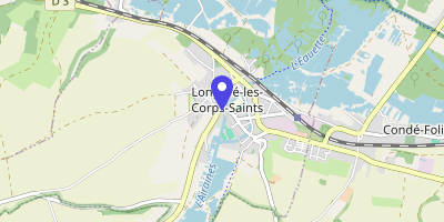 Carte OpenStreetMap — 3 rue du Moulin, Longpré-les-Corps-Saints