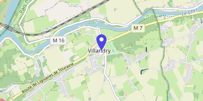Carte OpenStreetMap — 2 rue de Munat, Villandry