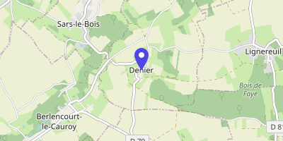 Carte OpenStreetMap — 172 rue de Liencourt, Denier