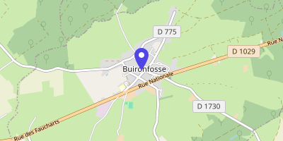 Carte OpenStreetMap — Place de la République, Buironfosse