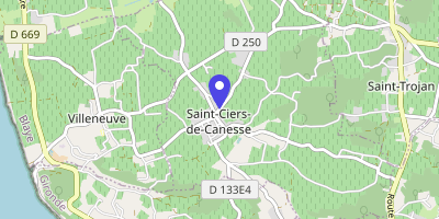 Carte OpenStreetMap — 2 Berbillot, Saint-Ciers-de-Canesse