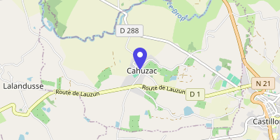 Carte OpenStreetMap — 52 rue de l'Ancienne-École, Cahuzac