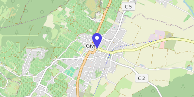 Carte OpenStreetMap — 4 place de la Poste, Givry