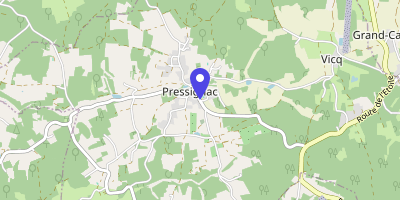 Carte OpenStreetMap — 19 rue du 21 Juin 1944, Pressignac-Vicq
