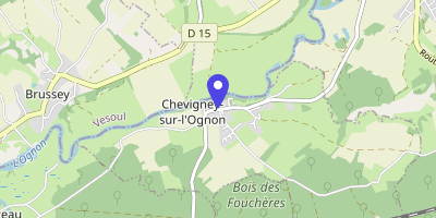 Carte OpenStreetMap — 11 Grande-Rue, Chevigney-sur-l'Ognon