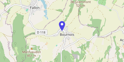 Carte OpenStreetMap — 6 bis rue de l'Église, Bournois