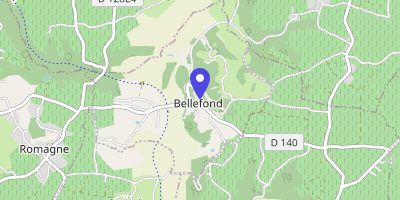 Carte OpenStreetMap — 3 le Bourg, Bellefond