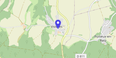 Carte OpenStreetMap — 4 rue de l'Escadron-de-Gironde, Vivières