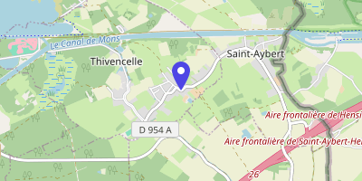 Carte OpenStreetMap — Rue de Saint-Aybert, Thivencelle