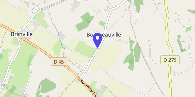 Carte OpenStreetMap — Place de l'Église, Bourgeauville