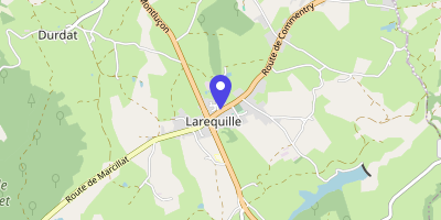 Carte OpenStreetMap — 35 route de Commentry, Durdat-Larequille