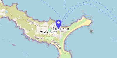 Carte OpenStreetMap — Le Bourg, Île-d'Houat