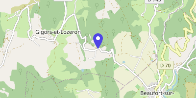 Carte OpenStreetMap — Hameau de Gigors, Gigors-et-Lozeron