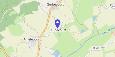 Carte OpenStreetMap — 5 rue Principale, Lubécourt