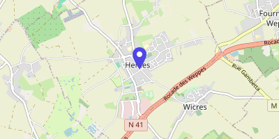 Carte OpenStreetMap — 1 rue du Bourg, Herlies