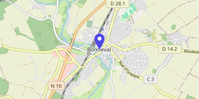 Carte OpenStreetMap — 19 rue Saint-Roch, Bonneval
