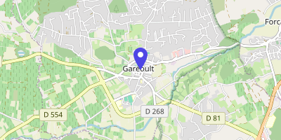 Carte OpenStreetMap — 16 place de l'Église, Garéoult