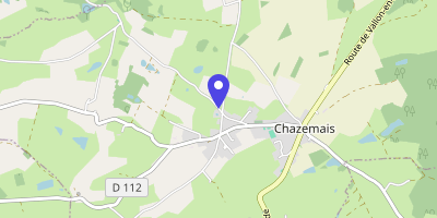 Carte OpenStreetMap — Le Bourg, Chazemais