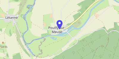 Carte OpenStreetMap — 1 place de la Mairie, Pouilly-sur-Meuse