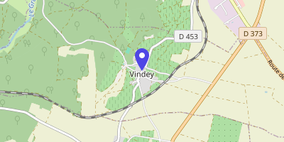 Carte OpenStreetMap — 3 rue de Sézanne, Vindey