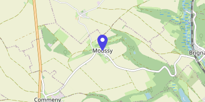 Carte OpenStreetMap — 1 place du Prieuré, Moussy