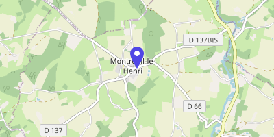 Carte OpenStreetMap — 1 place Sainte-Anne, Montreuil-le-Henri