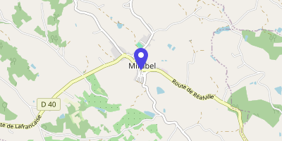 Carte OpenStreetMap — 1 place de la Mairie, Mirabel