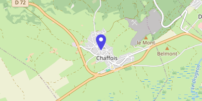 Carte OpenStreetMap — 15 rue de l'Église, Chaffois