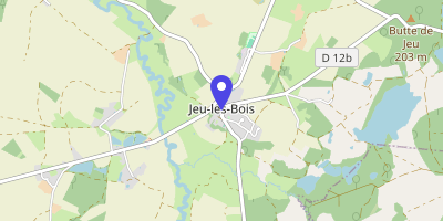 Carte OpenStreetMap — 1 place Bellevue, Jeu-les-Bois