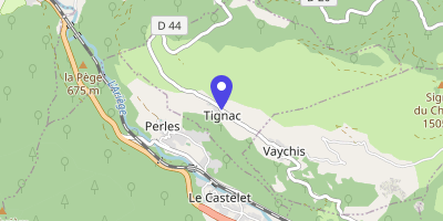 Carte OpenStreetMap — Le Bourg, Tignac