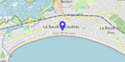 Carte OpenStreetMap — 7 avenue Olivier-Guichard, La Baule-Escoublac