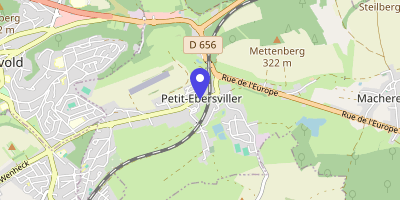 Carte OpenStreetMap — 2 A rue du Centre, Macheren