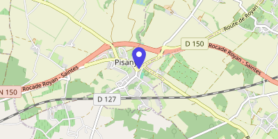 Carte OpenStreetMap — 5 avenue Jean-de-Vivonne, Pisany