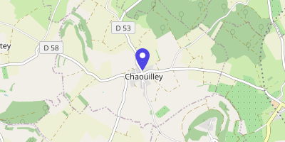 Carte OpenStreetMap — 6 Grande-Rue, Chaouilley