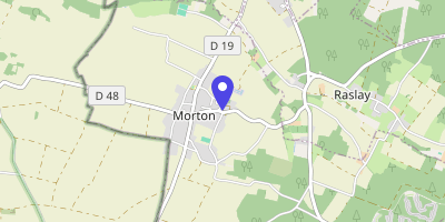 Carte OpenStreetMap — 1 place Jean-Claude-Aubineau, Morton