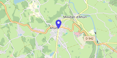 Carte OpenStreetMap — 1 place Albert-Giraud, Ahun