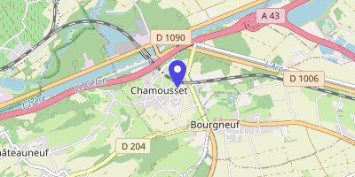 Carte OpenStreetMap — 70 rue de la Mairie, Chamousset
