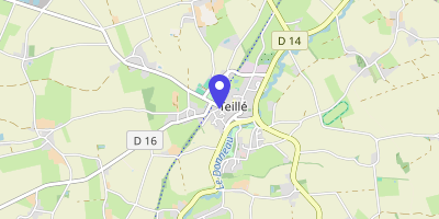 Carte OpenStreetMap — 10 impasse des Jardins, Teillé
