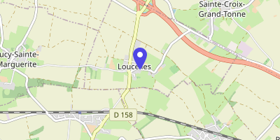 Carte OpenStreetMap — 4 rue de la Mairie, Loucelles