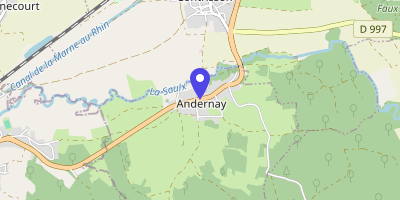 Carte OpenStreetMap — 45 Grande-Rue, Andernay