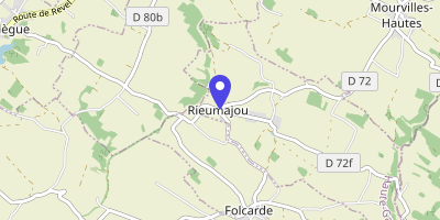 Carte OpenStreetMap — 18 route du Chêne Vert, Rieumajou