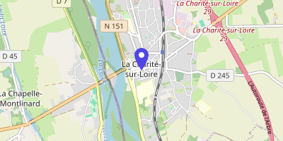 Carte OpenStreetMap — Place du Général-de-Gaulle, La Charité-sur-Loire