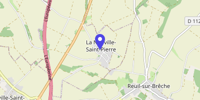Carte OpenStreetMap — 11 rue du Haut, La Neuville-Saint-Pierre