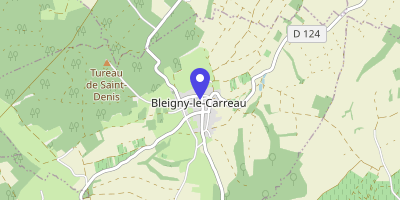 Carte OpenStreetMap — 4 rue du Saule, Bleigny-le-Carreau