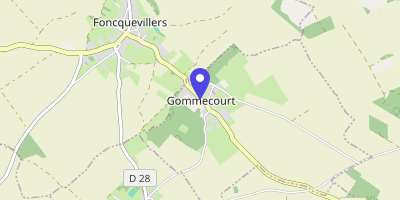 Carte OpenStreetMap — 7 rue de la Chapelle, Gommecourt